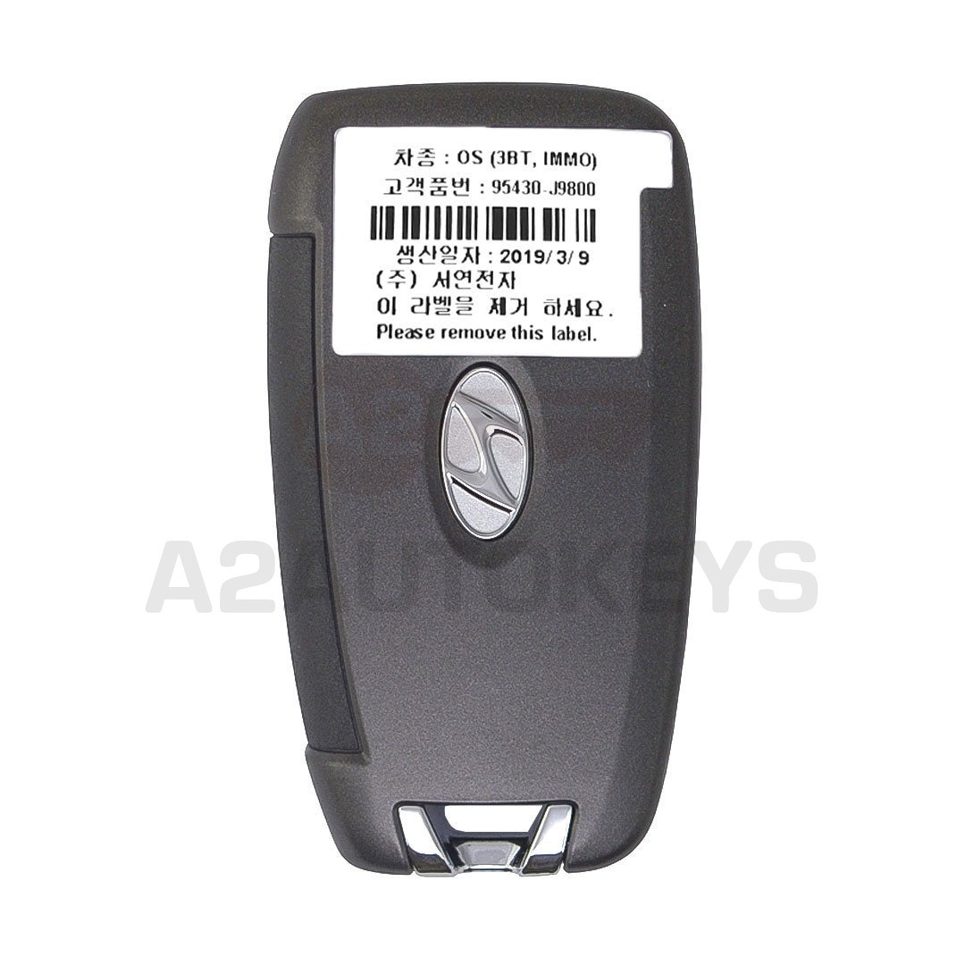 Hyundai Kona 2018-2020 Original Flip Remote Key 3 Buttons 433MHz 95430-J9800