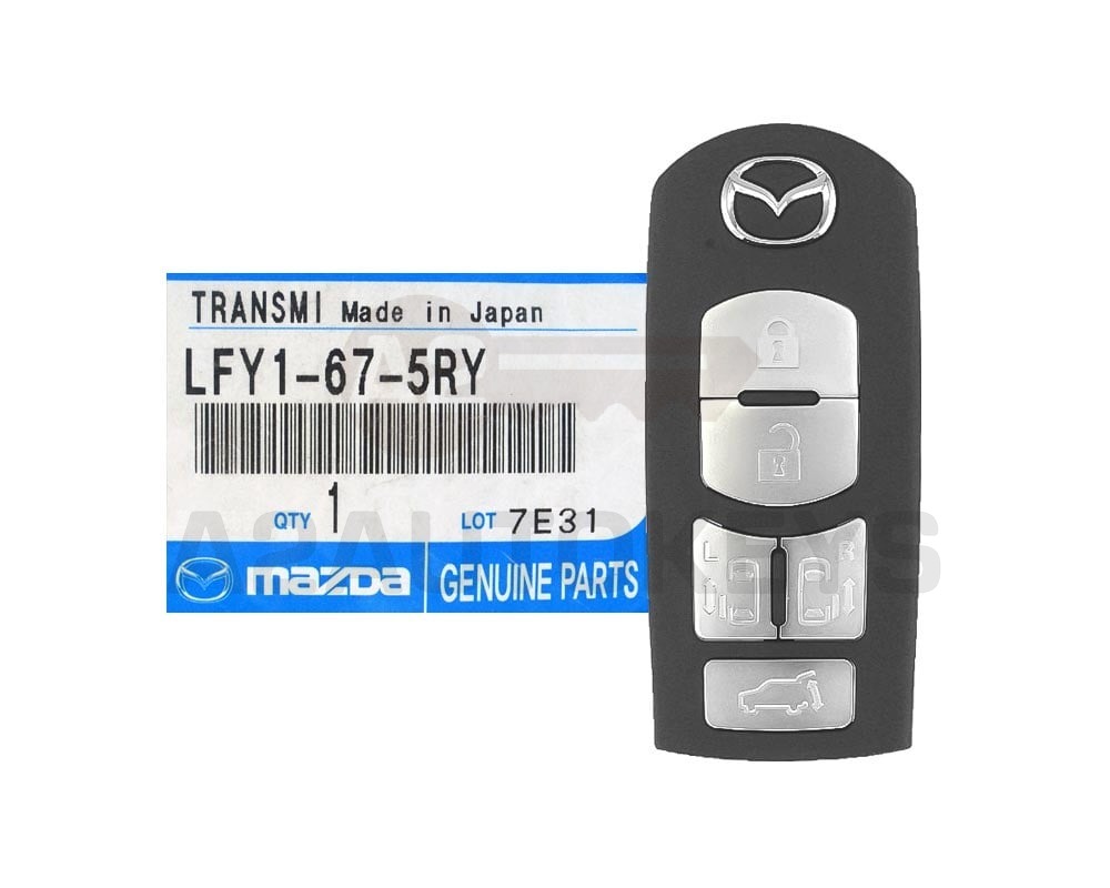 Mazda 2009 Genuine Smart Remote Key 5 Buttons 433MHz LFY1-67-5RY