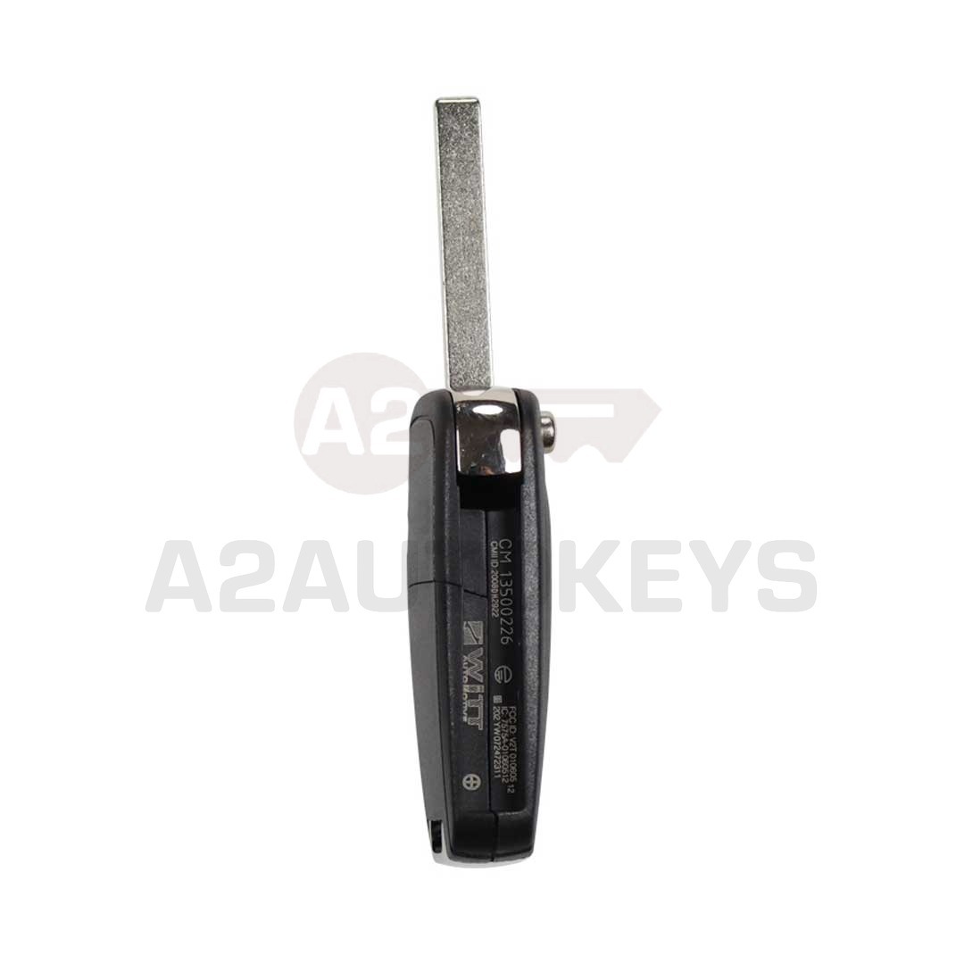 Chevrolet Cruze 2010-2017 Flip Smart Remote Key 3 Buttons 433Mhz PCF7952E Transponder