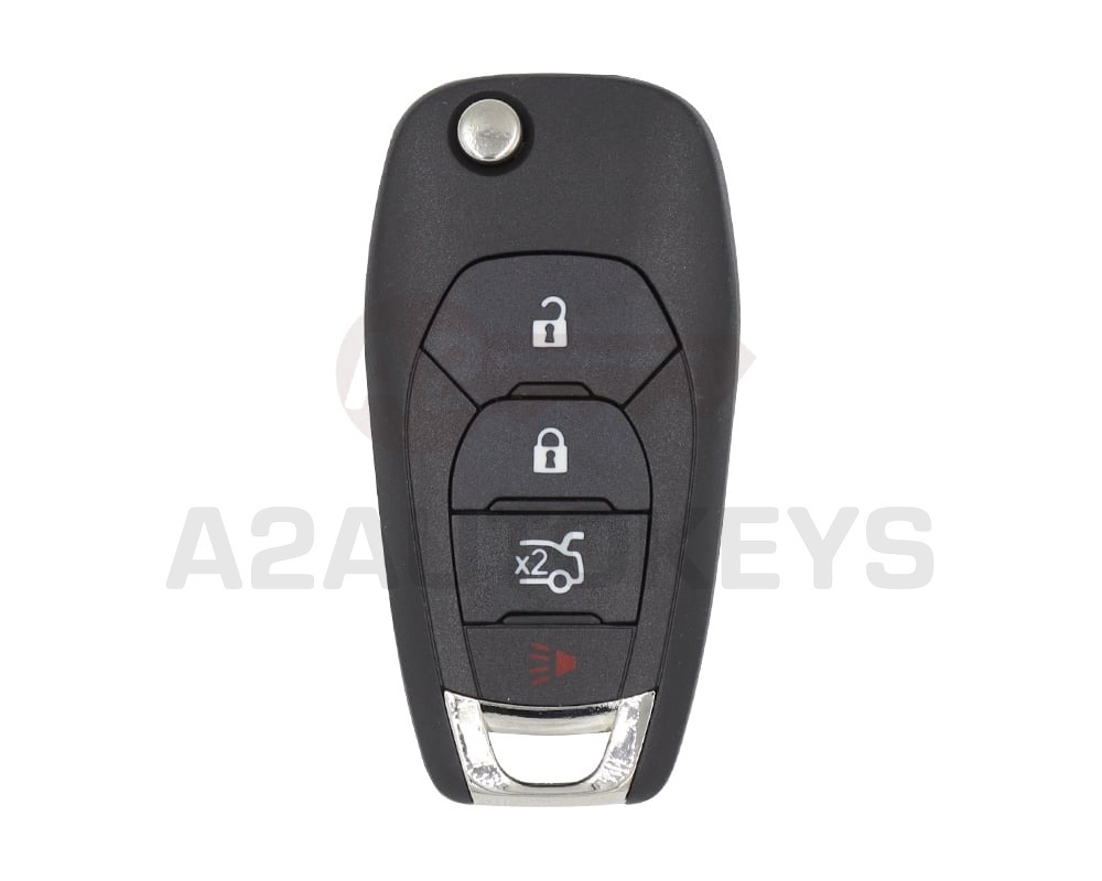 Chevrolet 2019 Flip Remote Key 4 Buttons 315Mhz PCF7941E Transponder