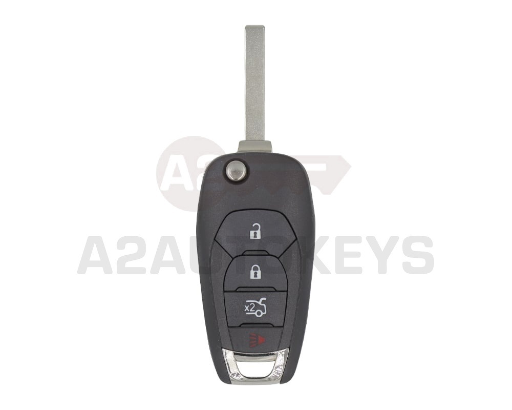 Chevrolet 2019 Flip Remote Key 4 Buttons 315Mhz PCF7941E Transponder