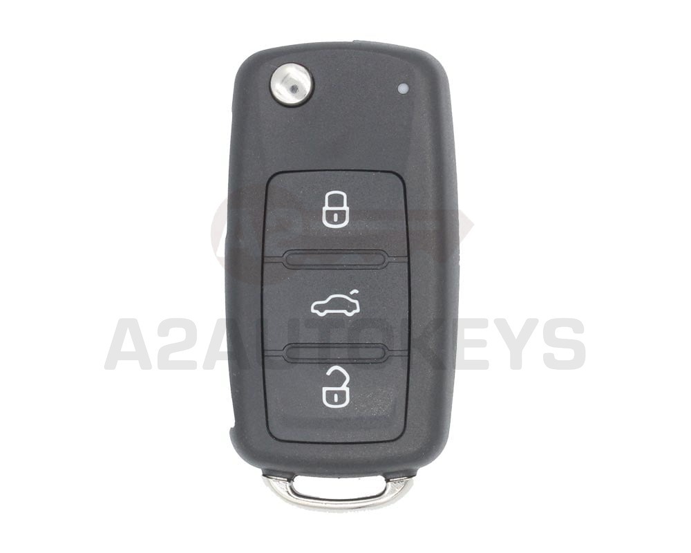 Volkswagen VW Jetta 2017 Flip Remote Key UDS Proximity Type 3 Buttons 433MHz MQB