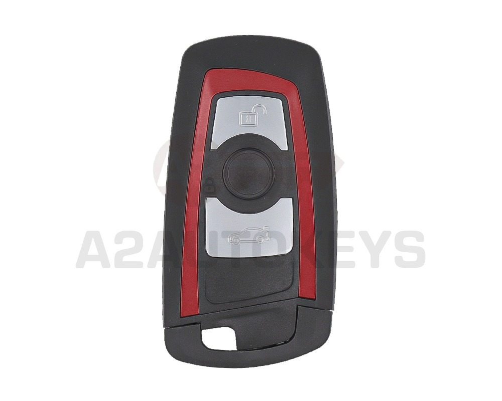BMW FEM Smart Remote Key Fob 3 Buttons 434.63MHz PCF7953P Transponder Red Line FCC ID: YGOHUF5662