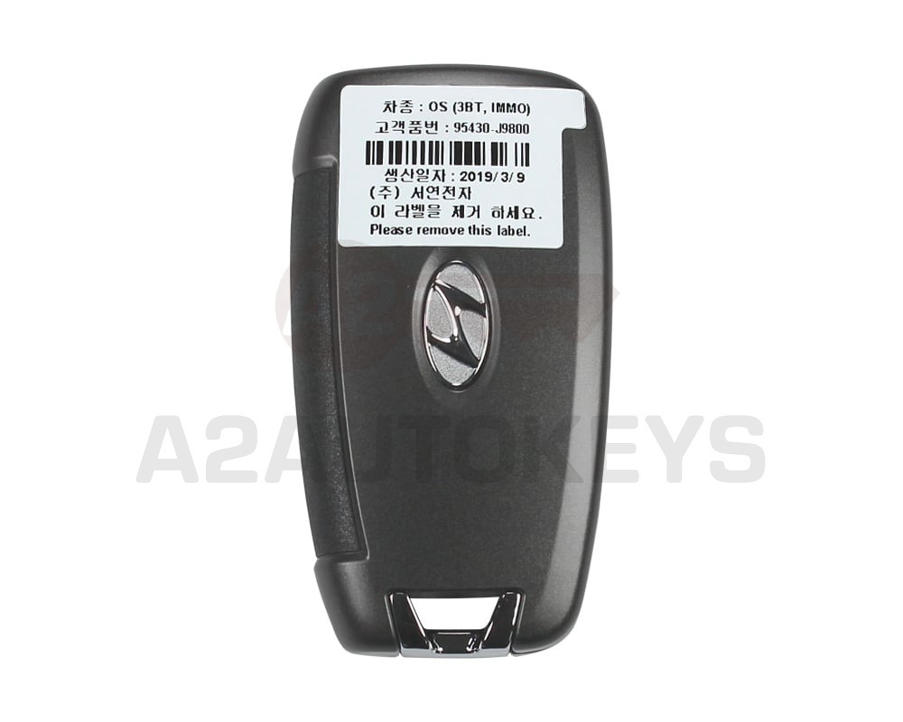 Hyundai Kona 2018-2020 Genuine Flip Remote Key 433MHz 95430-J9800