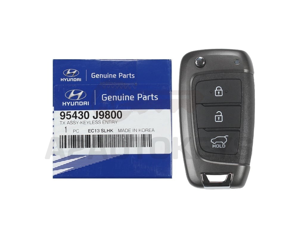 Hyundai Kona 2018-2020 Genuine Flip Remote Key 433MHz 95430-J9800
