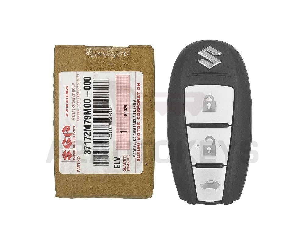 Suzuki Ciaz 2015 Genuine Smart Remote Key 3 Buttons 433MHz 37172M79M00