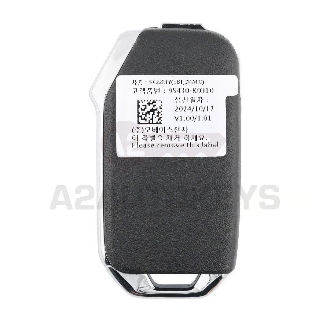KIA Soul 2022 Genuine Flip Remote Key 3 Buttons 433MHz 95430-K0310