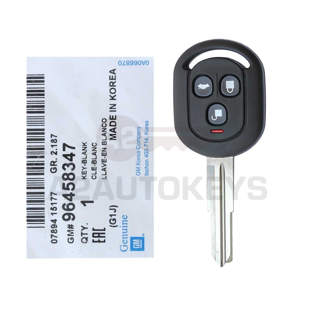 Chevrolet Optra 2006-2008 Genuine Remote Key 433MHz 96458347