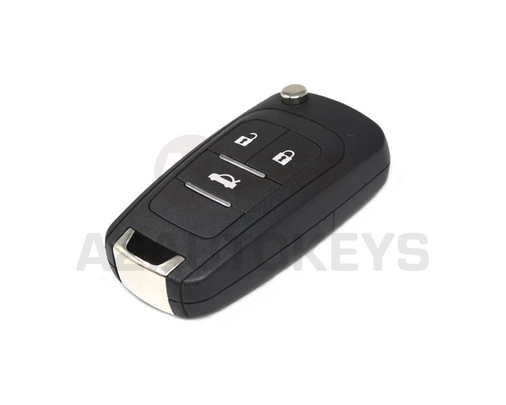 Face to Face Universal Copier Flip Remote Key 3 Buttons 433MHz Opel Type RD414