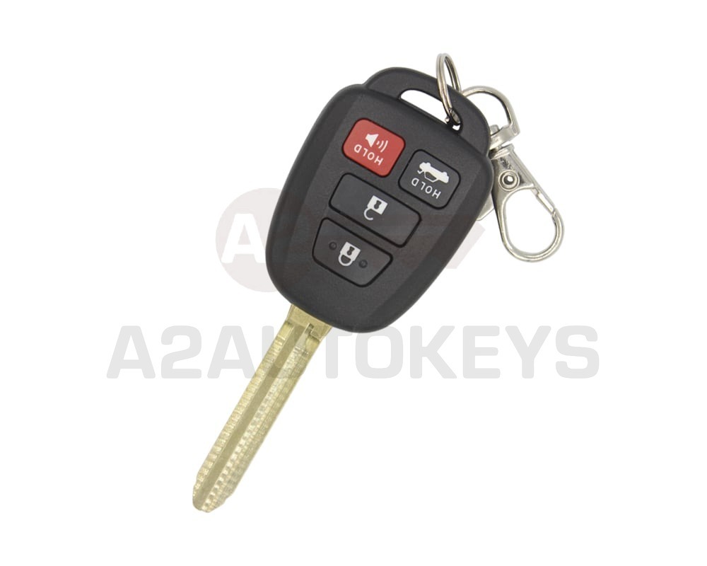 Face to Face Universal Remote Key 3+1 Buttons 315MHz New Toyota Type RD874