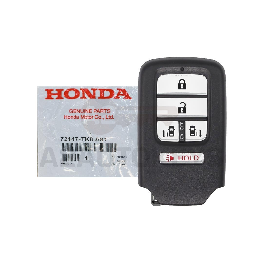 Honda Odyssey 2014-2017 Genuine Smart Key Remote 315MHz 72147-TK8-A81