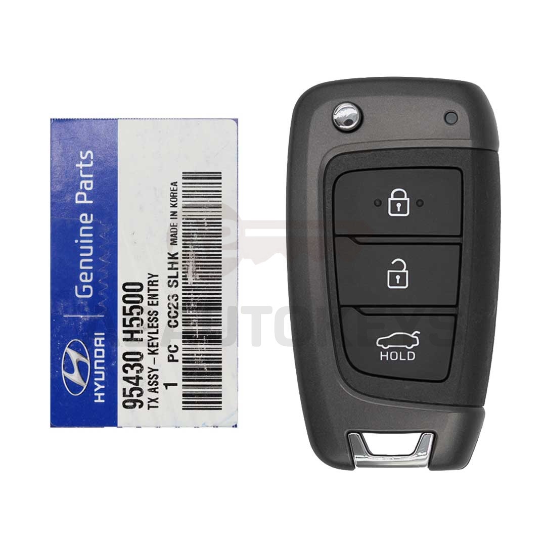 Hyundai Accent 2018 Genuine Flip Remote Key 433MHz 95430-H5500