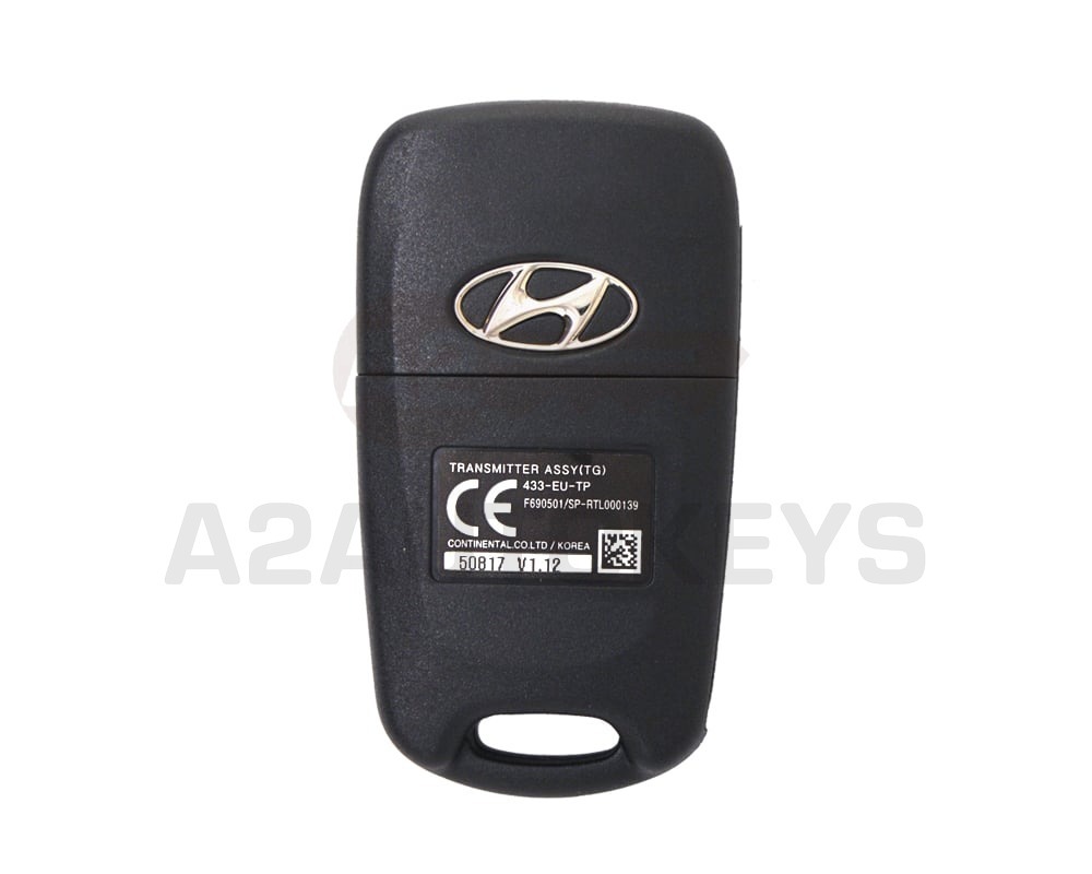 Hyundai Azera 2011 Genuine Flip Remote Key 433MHz 95430-3L600
