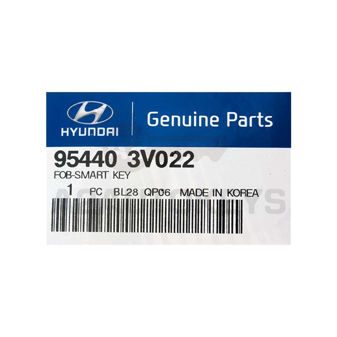 Hyundai Azera 2015-2017 Genuine Smart Key Remote 433MHz 95440-3V022