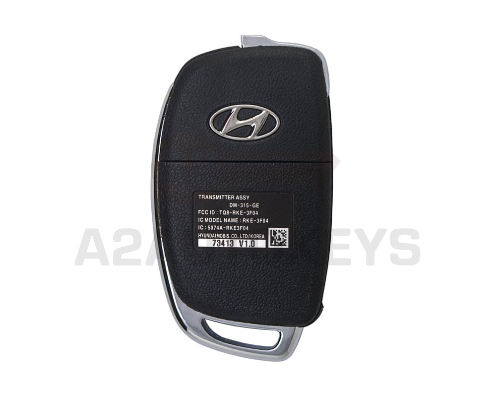 Hyundai Santa Fe 2013-2015 Genuine Flip Remote Key 315MHz 95430-4Z100 / 95430-4Z101