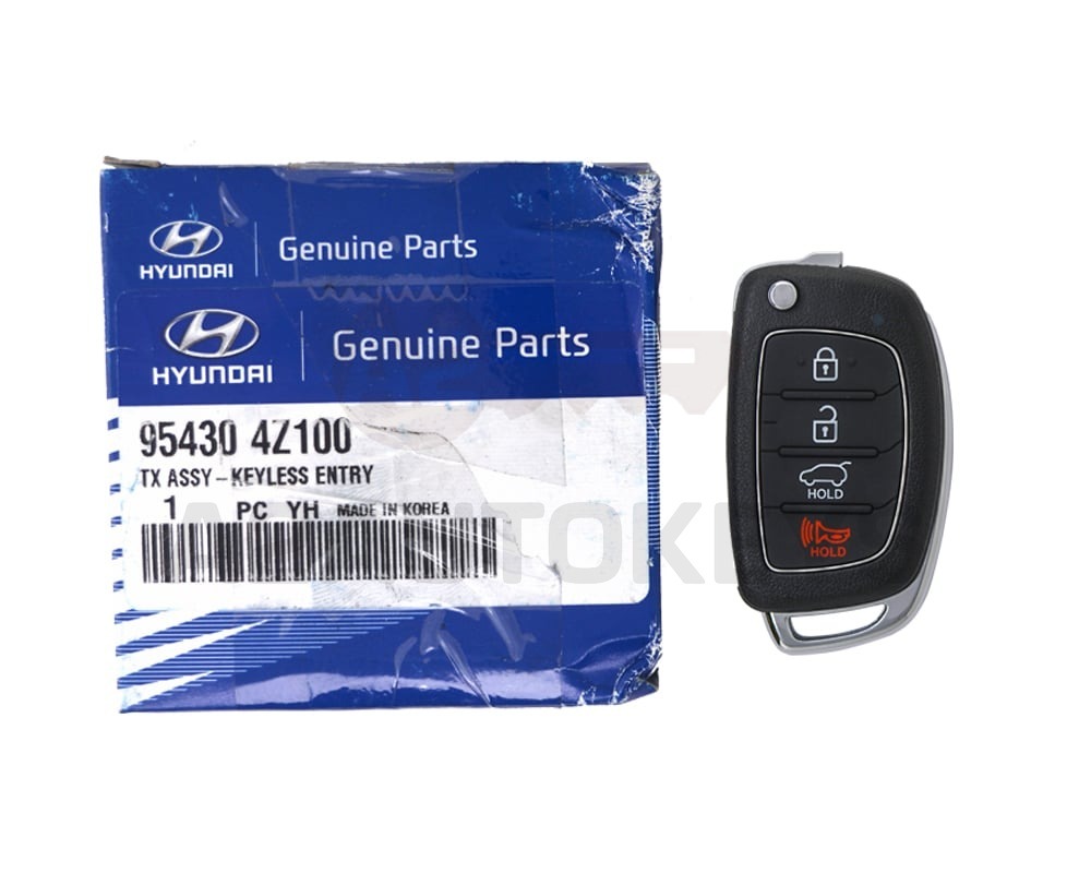Hyundai Santa Fe 2013-2015 Genuine Flip Remote Key 315MHz 95430-4Z100 / 95430-4Z101