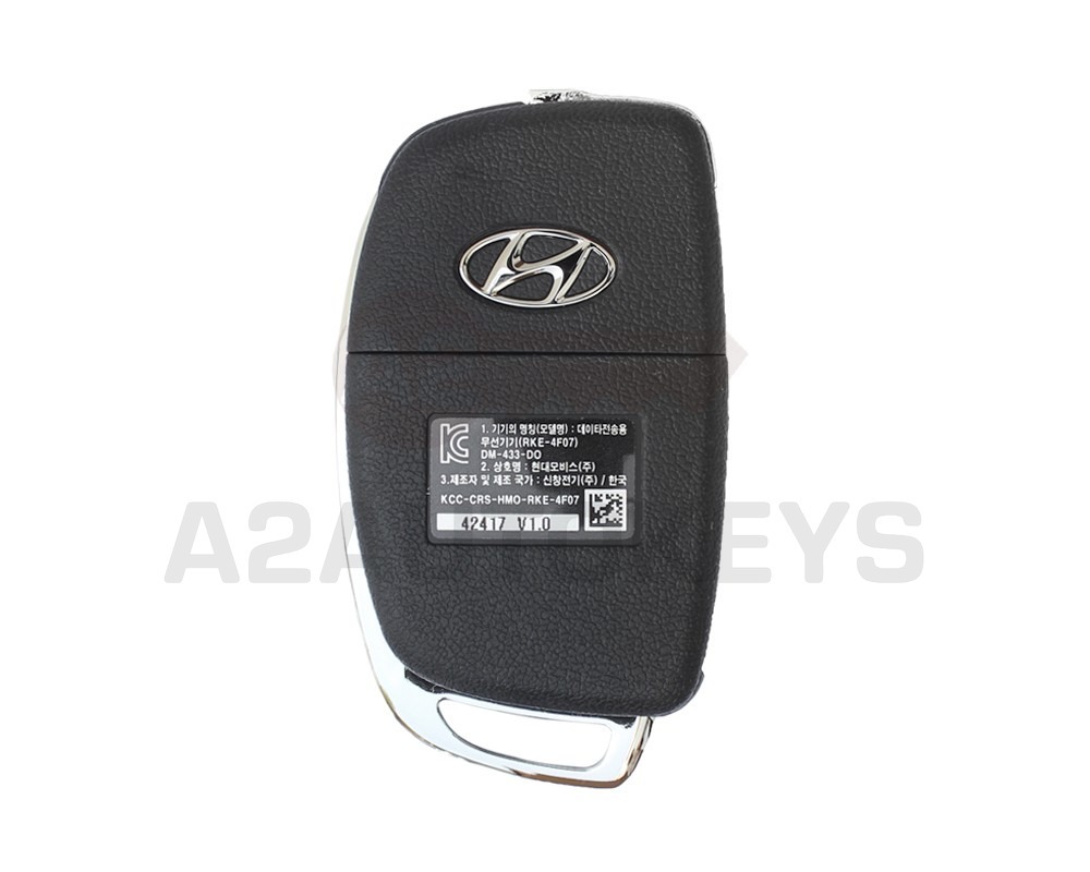 Hyundai Santa Fe 2013-2015 Genuine Flip Remote Key 433MHz 95430-2W100