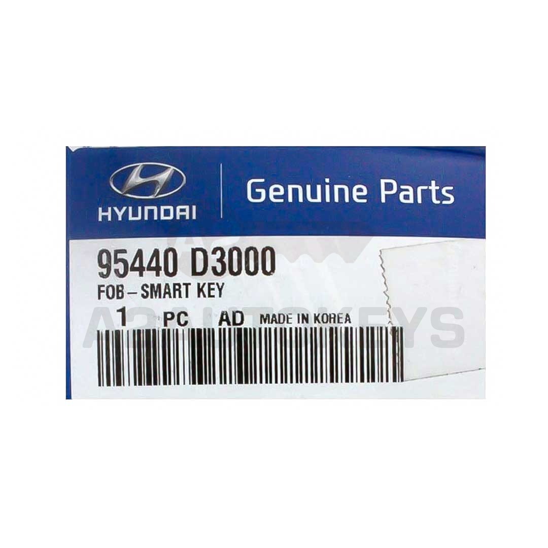 Hyundai Tucson 2016-2017 Genuine Smart Key Remote 433MHz 95440-D3000 / 95440-D3000NNA