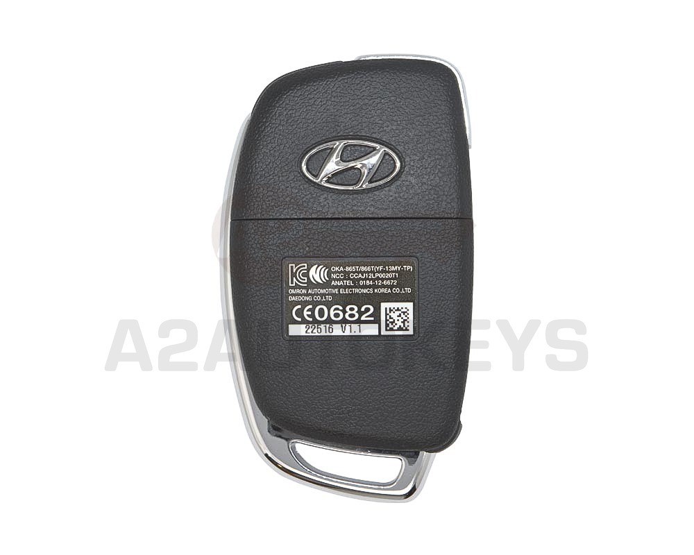 Hyundai Tucson Sonata 2014 Genuine Flip Remote Key 433MHz 95430-3S461