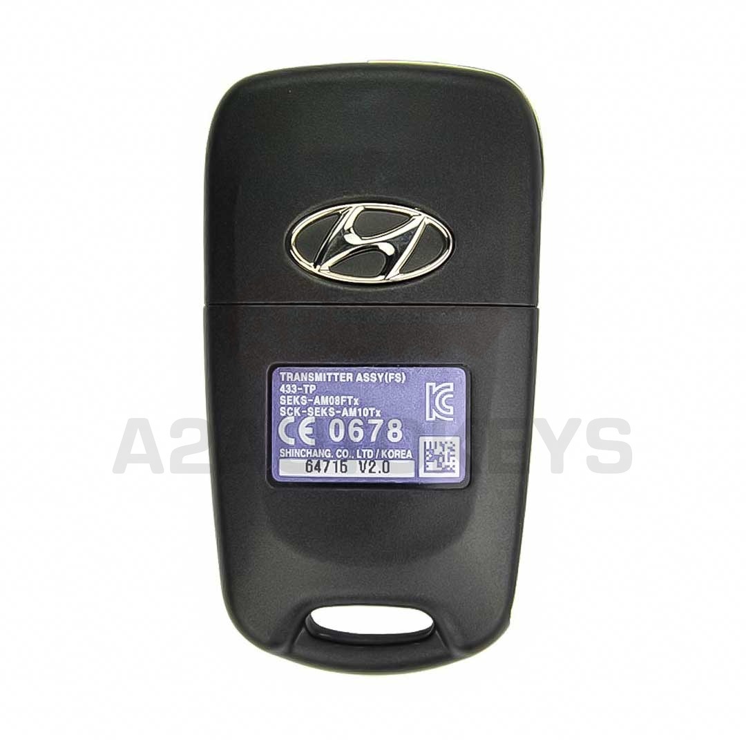 Hyundai Veloster 2012-2013 Genuine Flip Remote Key 95430-2V001
