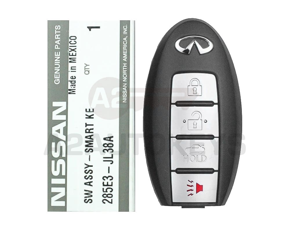 Infiniti G37 2010 Genuine Smart Key Remote 433MHz 285E3-JL38A / 285E3-JL25A / 285E3-JL32A / 285E3-JL37A