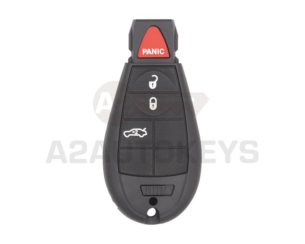 Jeep Dodge Chrysler Fobik Remote Key 3+1 Buttons Sedan Trunk Button Type 68058346AC / 5026331AB