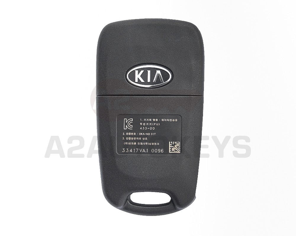 KIA Bongo 2014-2015 Genuine Flip Remote Key 433MHz 95431-4E000