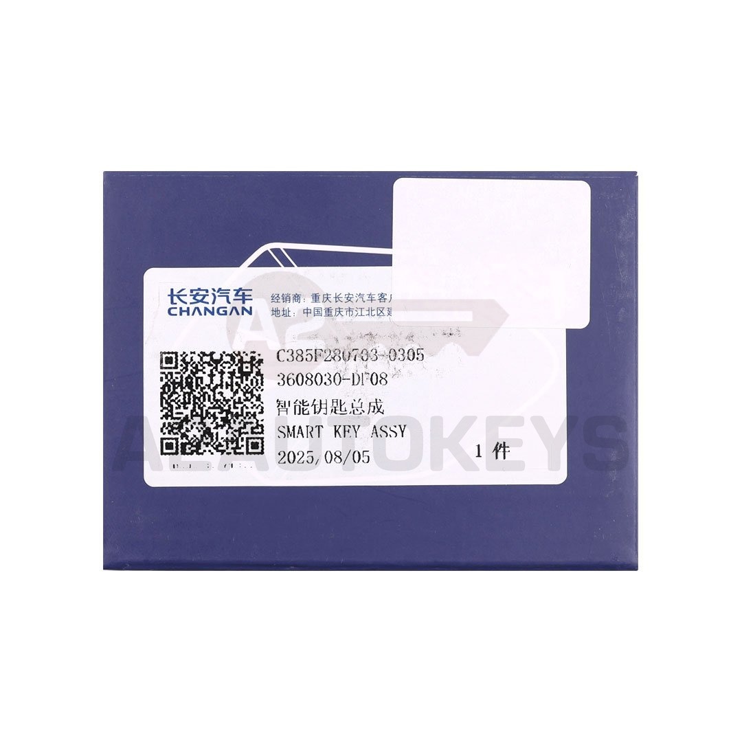 Changan SL03 S07 S05 S09 L07 G318 Genuine Bluetooth Smart Remote Key 3+1 Buttons 433MHz 3608030-DF08
