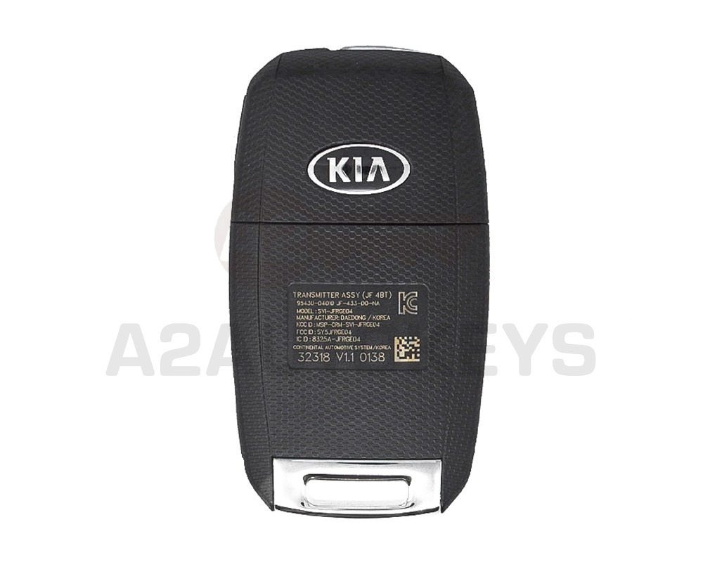 KIA Optima 2016-2020 Genuine Flip Remote Key 433MHz 95430-D4010