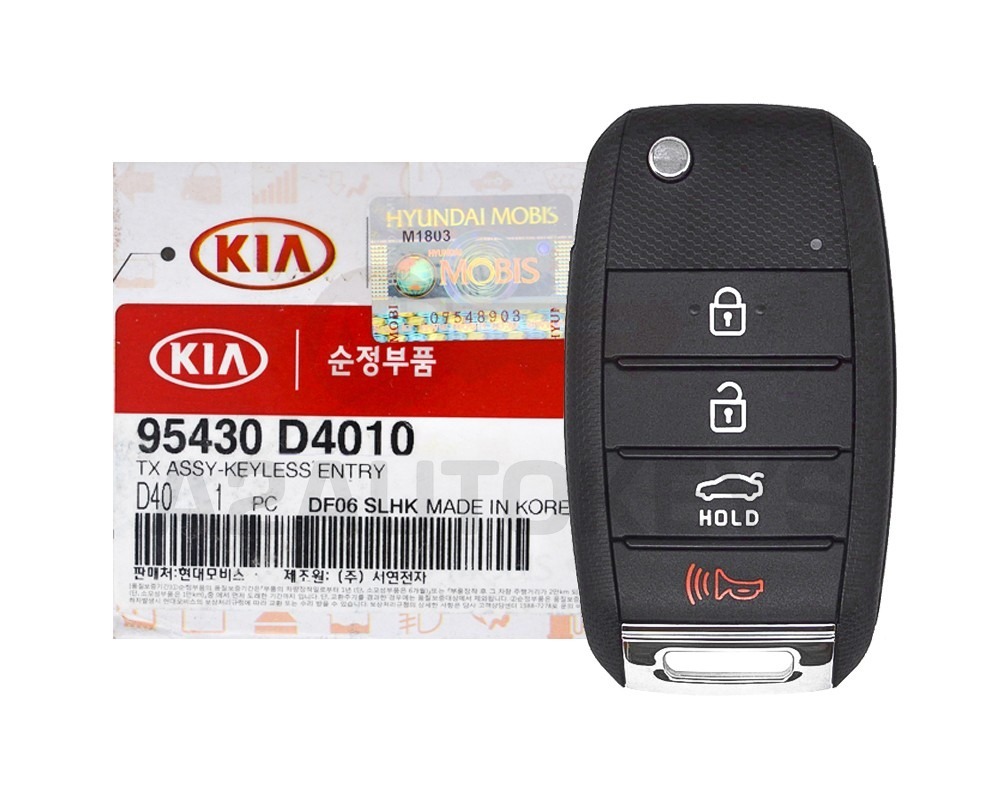 KIA Optima 2016-2020 Genuine Flip Remote Key 433MHz 95430-D4010