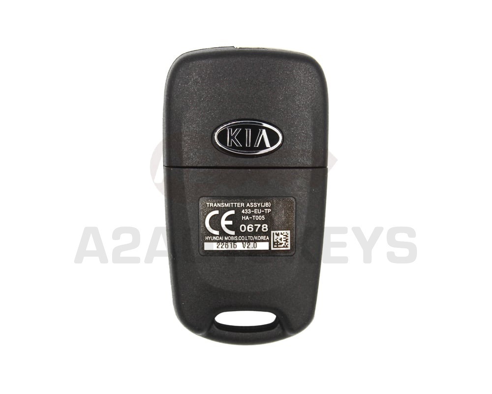 KIA Rio 2007+ Flip Remote Key 2 Buttons 433MHz 95430-1G760