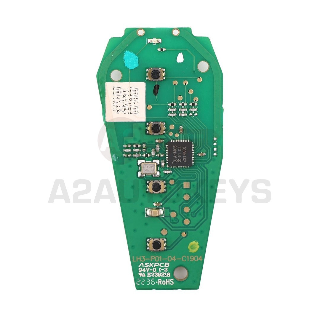 Jetour X70 Plus Original Smart Remote Key 3+1 Buttons 433.58/434.42MHz Black Color