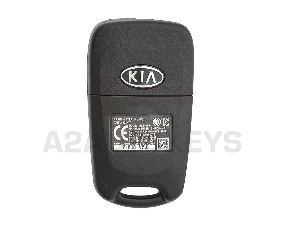 Kia Sorento 2013-2014 Genuine Flip Remote Key 433MHz 95430-2P910 / 95430-2P911