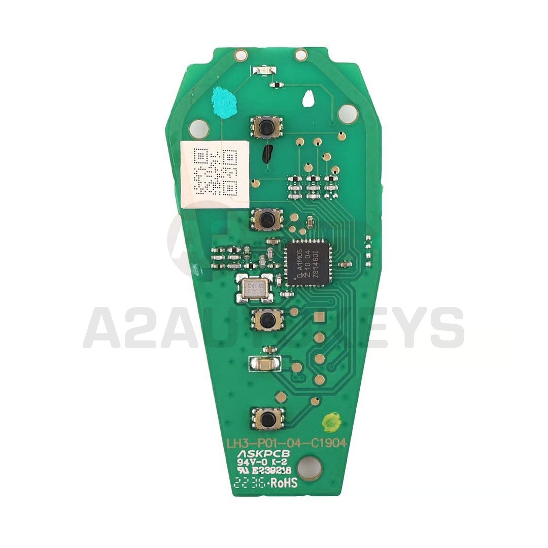 Jetour X70 Plus Original Smart Remote Key 3+1 Buttons 433.58/434.42MHz White Color