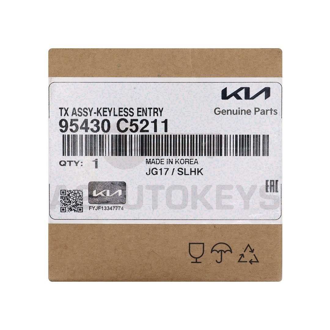 KIA Sorento 2018 Genuine Flip Remote Key 433MHz 95430-C5211