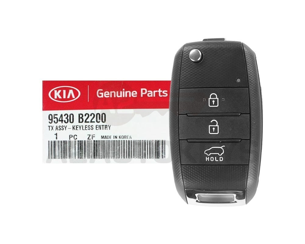 KIA Soul 2014 Genuine Flip Remote Key 433MHz 95430-B2200
