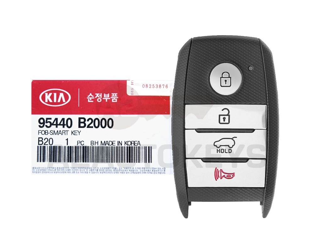 KIA Soul 2014 Genuine Smart Key Remote 4 Buttons 433MHz 95440-B2000