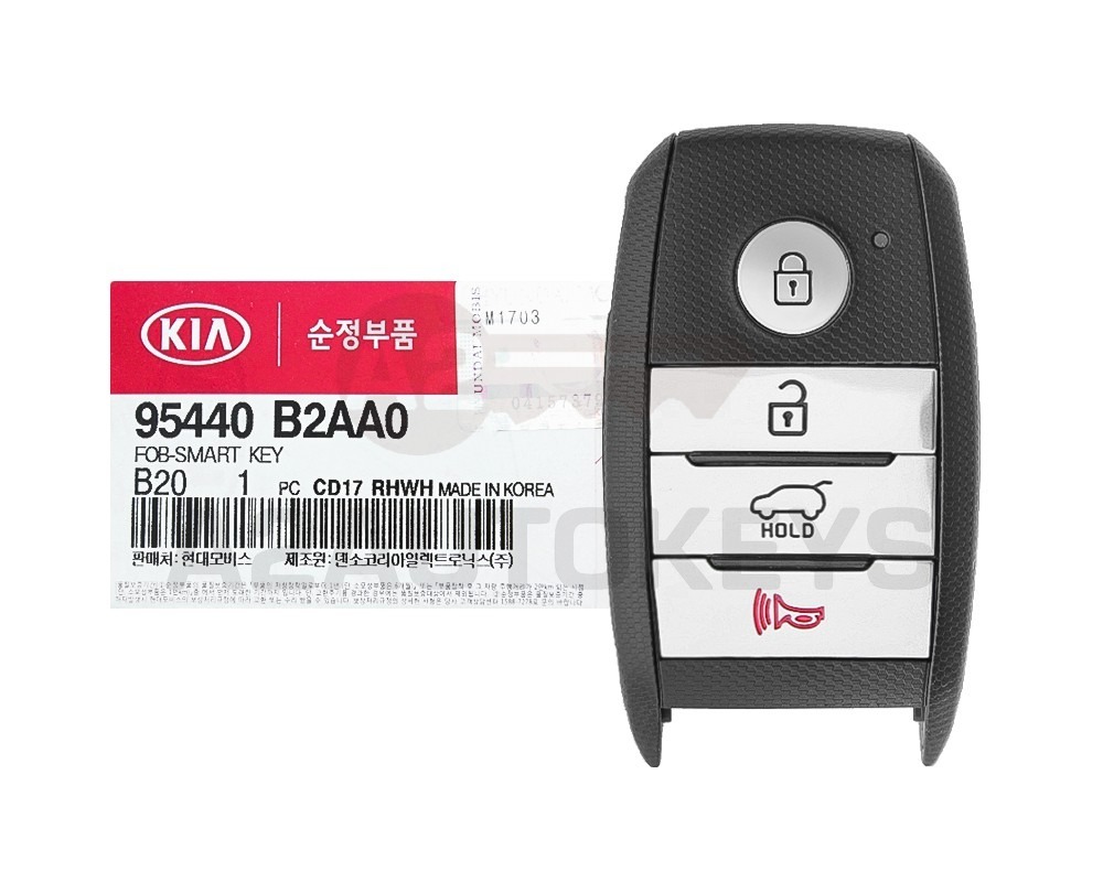 KIA Soul 2016 Genuine Smart Remote Key 433MHz 95440-B2AA0