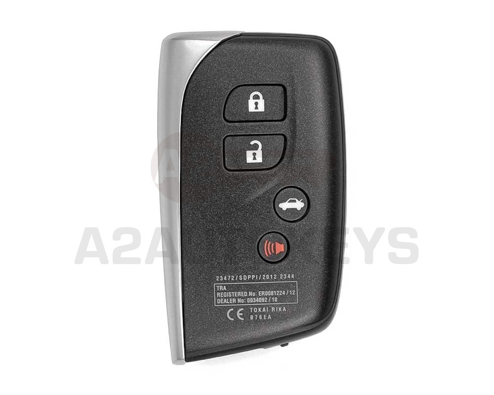 Lexus LS460 2014 Genuine Smart Remote Key 433MHz 89904-50L00 , 89904-50L01 , 89904-50L02 , 89904-50L03