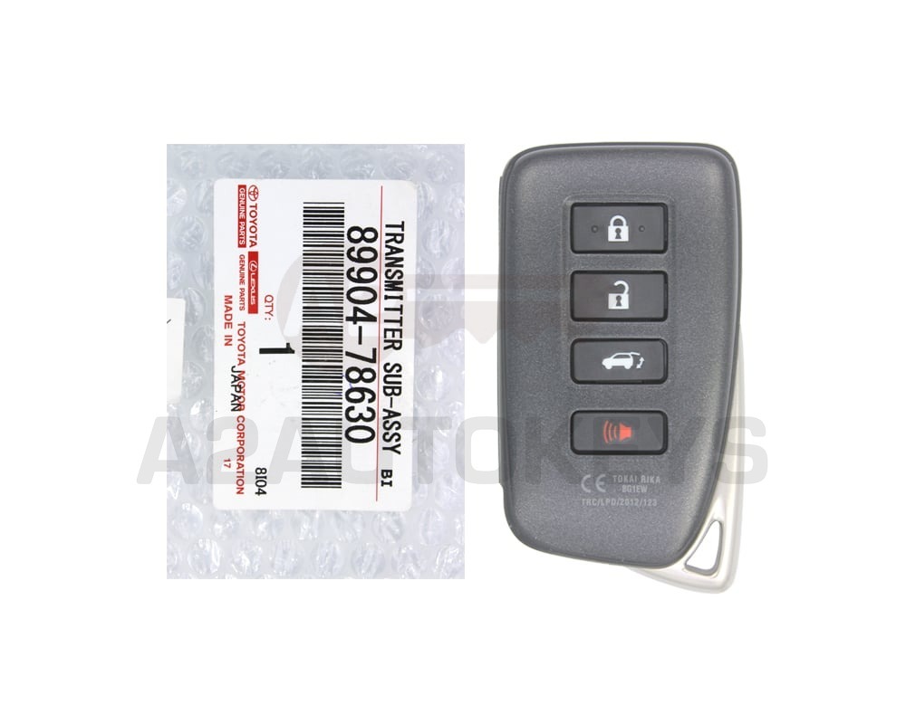 Lexus LX570 2016-2019 Genuine Remote Key 433MHz 89904-78630