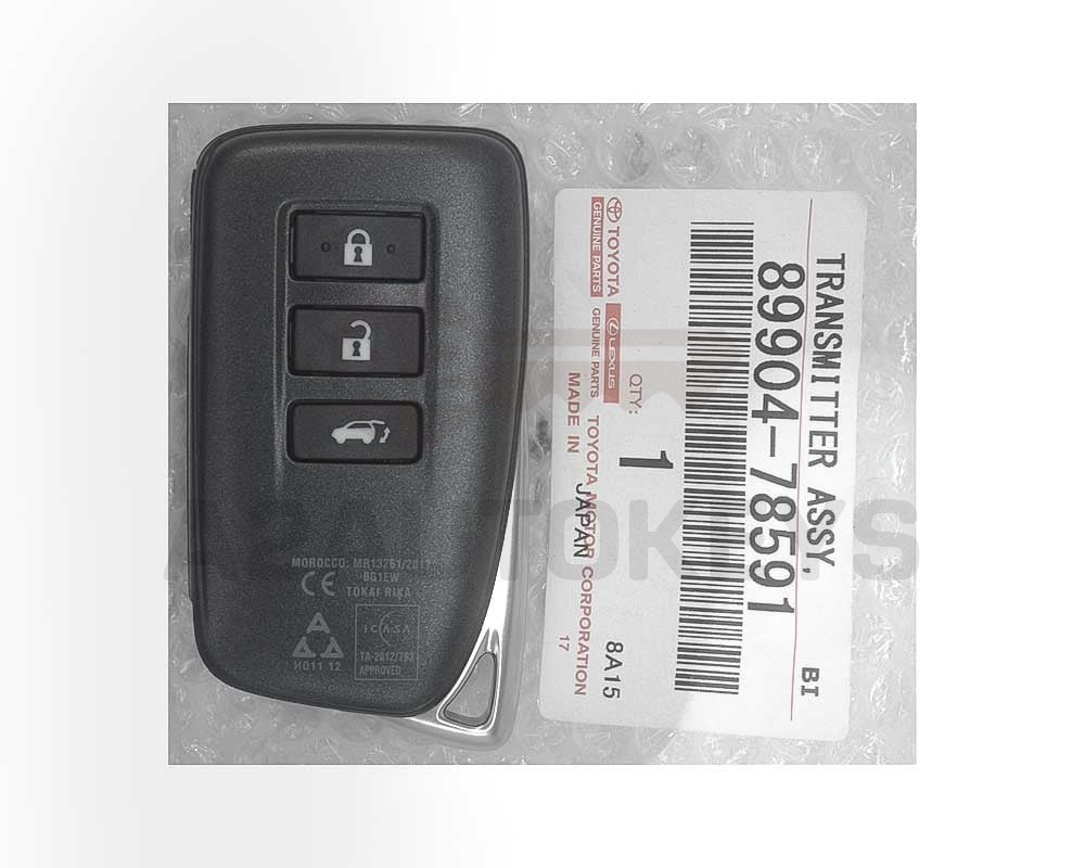 Lexus NX200 LX570 2015-2018 Genuine Smart Key Remote 433MHz 89904-78591 , 89904-78590