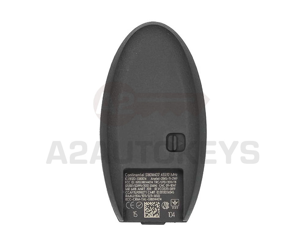 Nissan Altima 2013-2015 Genuine Smart Key Remote 433MHz 285E3-3TT0A / 285E3-9HP3B