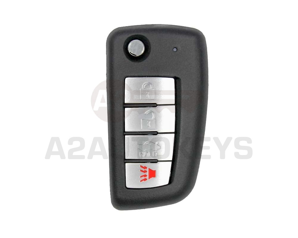 Nissan Qashqai Aftermarket Flip Remote 4 Buttons 433MHz