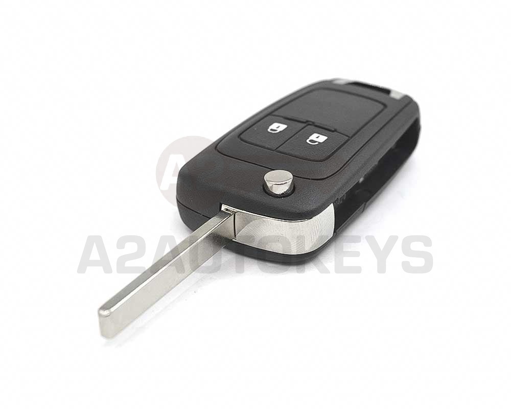 Opel Meriva 2007-2013 Flip Remote Key 2 Buttons 433MHz PCF7941A Transponder FCC ID: G4-AM433TX