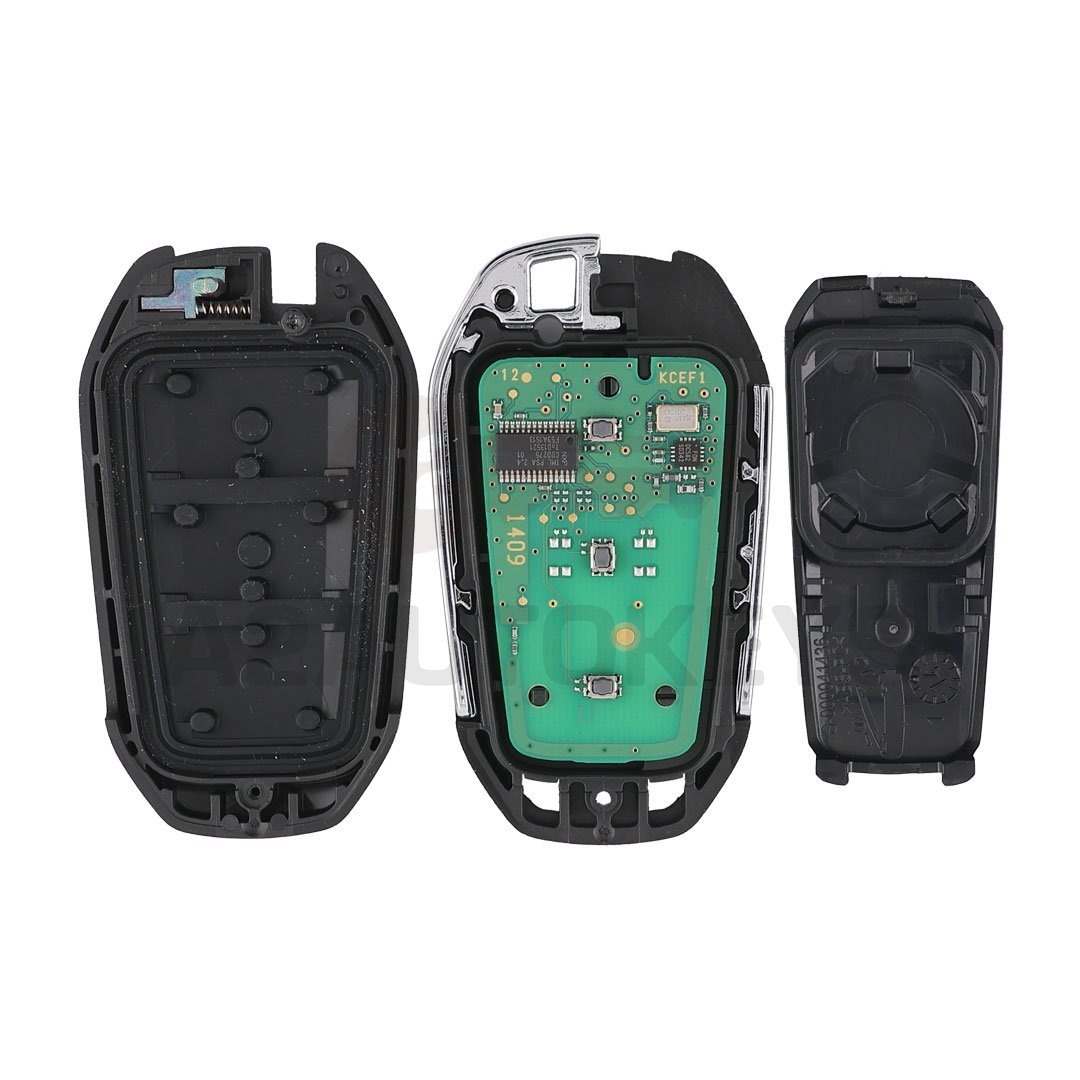 Peugeot Original Smart Key Remote 2016 3 Button 433MHz 96728357XT