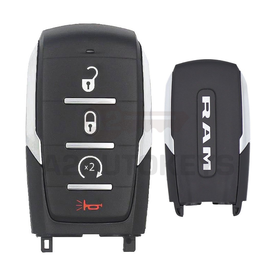 RAM 2019-2024 Genuine Smart Remote Key 4 Buttons 433MHz 68584153AA