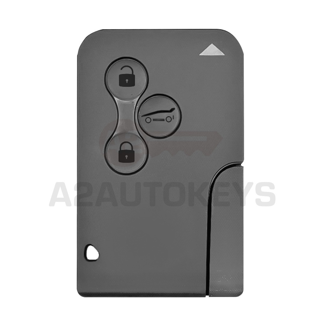 Renault Remote Key Card 3 Buttons 433MHz High Quality For REN Megane 2 OEM Part Number: 7701209132 - 7701209135