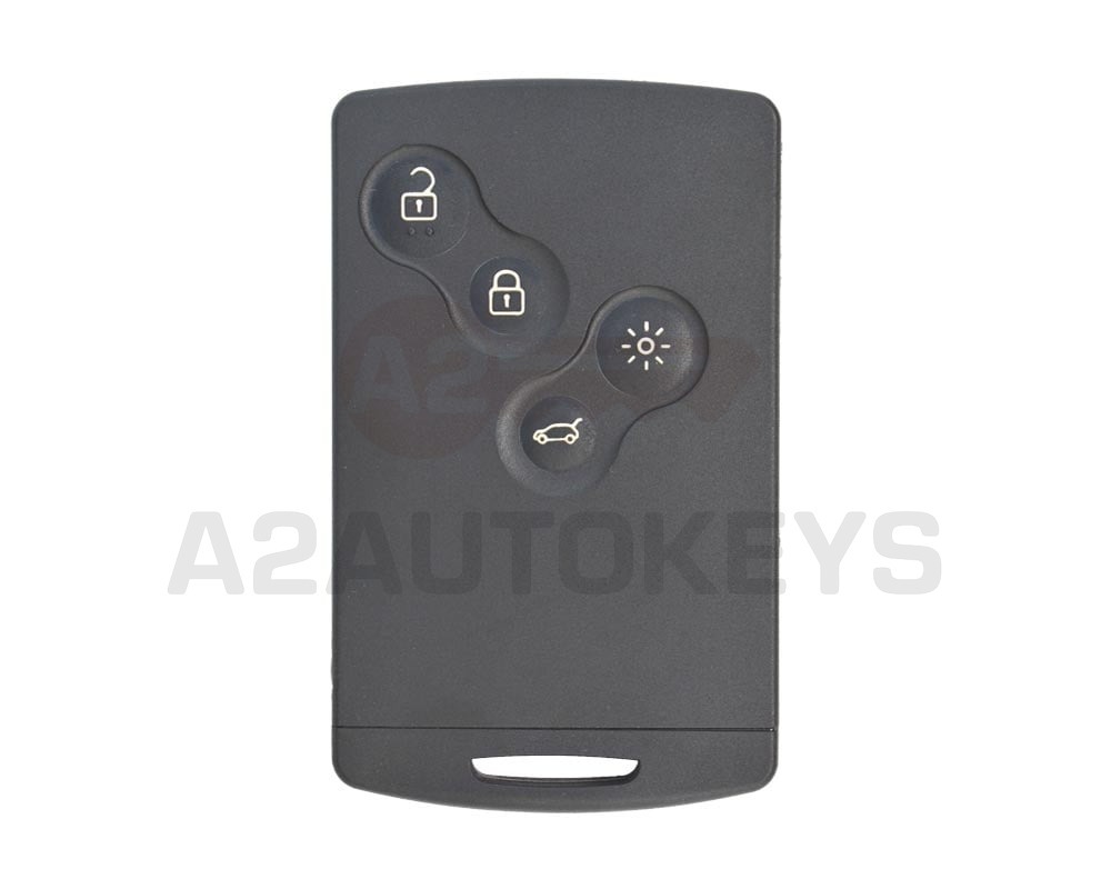 REN Clio4 Capture 2016 Proximity Smart Card Key 4 Buttons 433MHz AES Transponder FCC ID: LXP T004