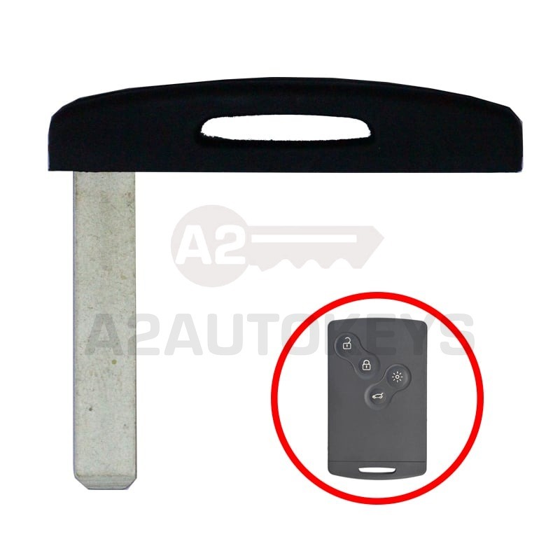 REN Clio4 Capture 2016 Proximity Smart Card Key 4 Buttons 433MHz AES Transponder FCC ID: LXP T004