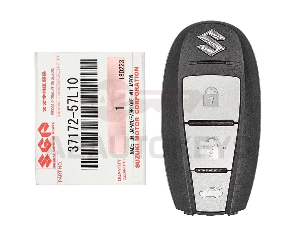 Suzuki Kizashi 2012 Genuine Smart Key Remote 3 Buttons 433MHz 37172-57L10 / 37172-57L11